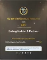 Award of Dr. Endang Hadrian, S.H., M.H.